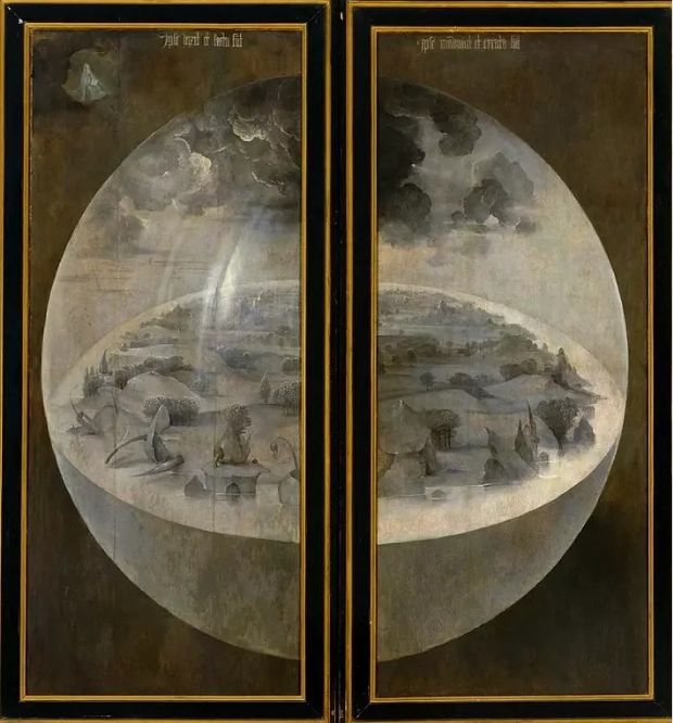 Hieronymus Bosch'un resmindeki popo üstünde Cehennem melodisi  