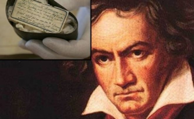 Ludwig von Beethoven'in (d.1770) 1827 ylnda hayatn yitirmesi sonras yaplan otopsisi srasnda kulak kemikleri alnmt. 