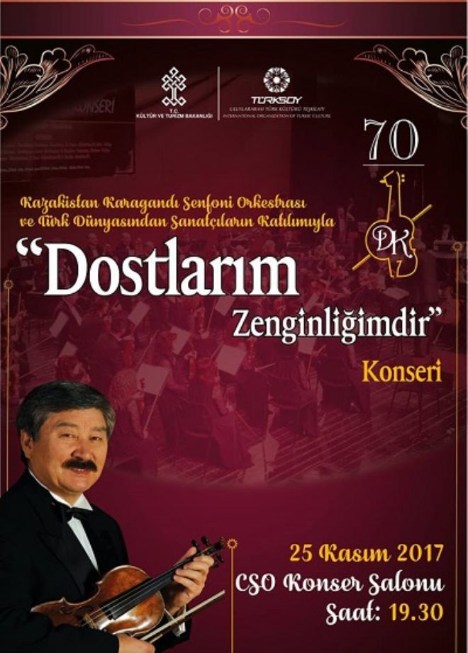 Kazakistan Karaganda Senfoni Orkestras konserleri...